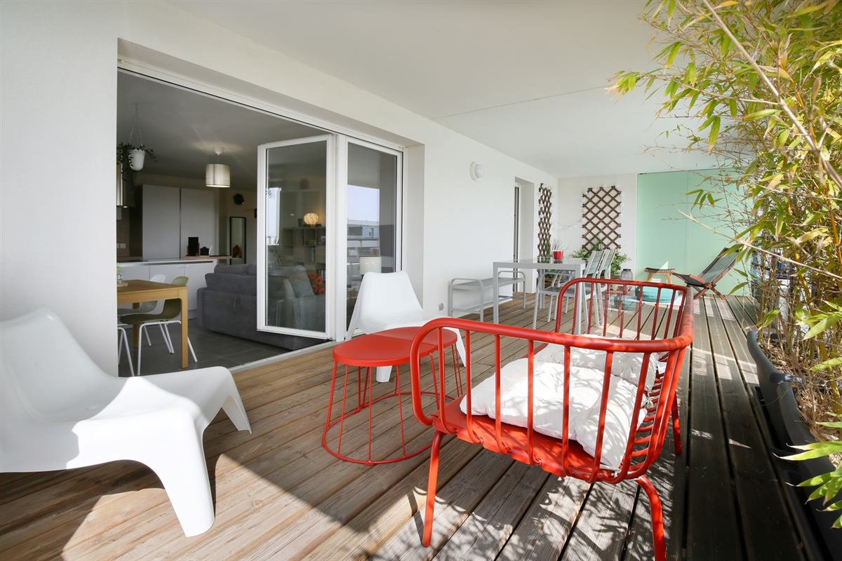Appartement géré à Toulouse — terrasse